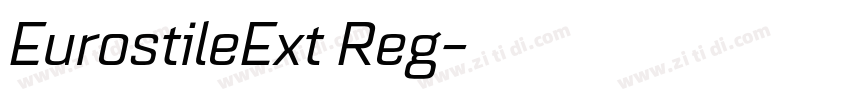 EurostileExt Reg字体转换